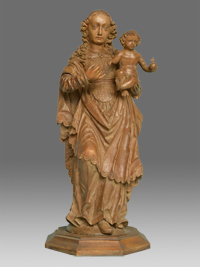 sculptur madonna with child weilheim circa 1630