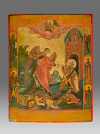 Icon christ and the unblievable thomas